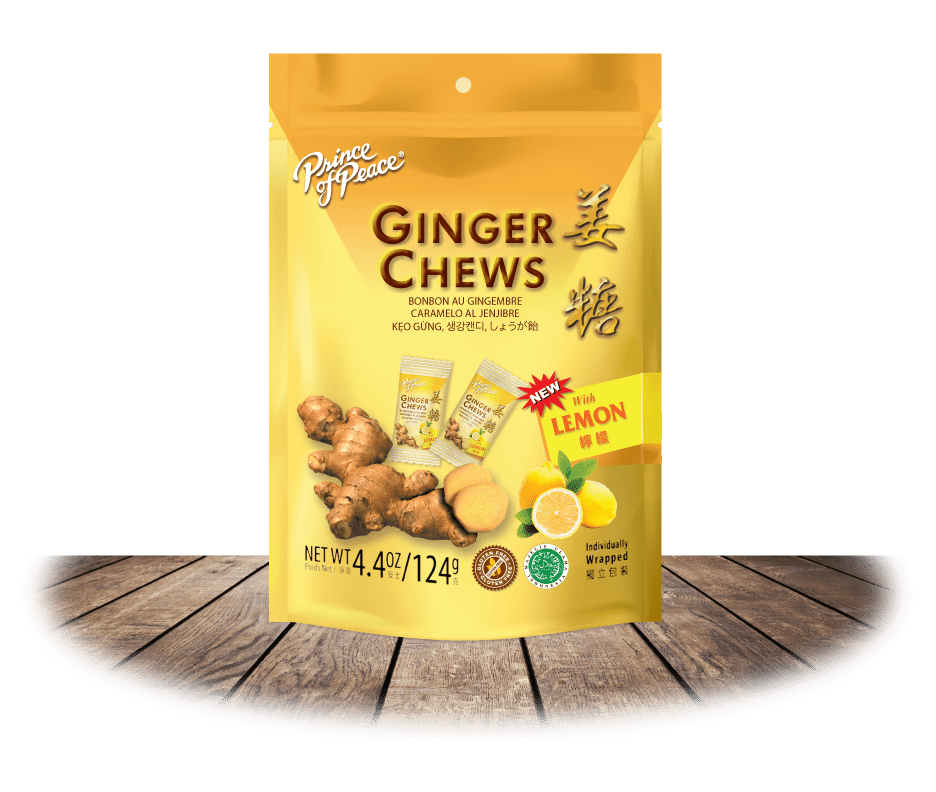 Prince Of Peace Ginger Tasty Ways To Enjoy The Benefits Of Ginger   Prince Of Peace Ginger Chews With Lemon Table 