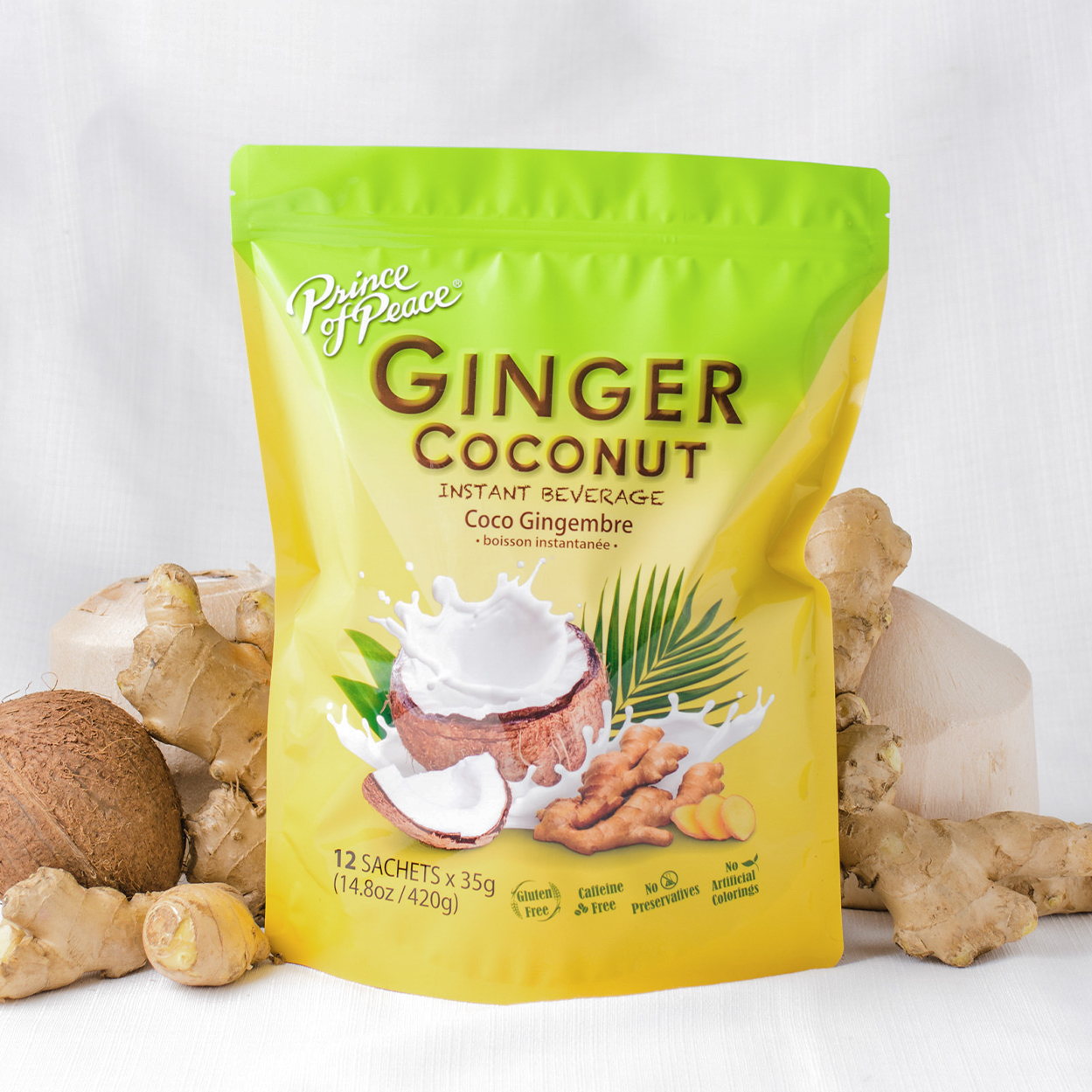 Ginger Coconut Instant Beverage Product Hero Image