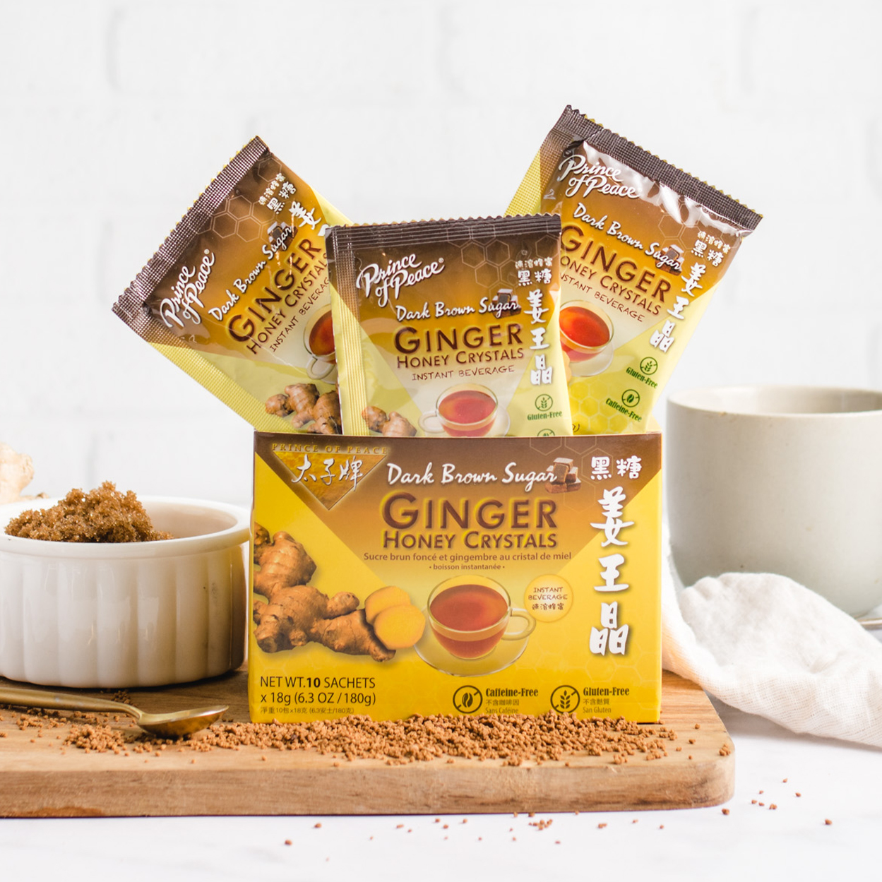 Dark Brown Sugar Ginger Honey Crystals Product Image